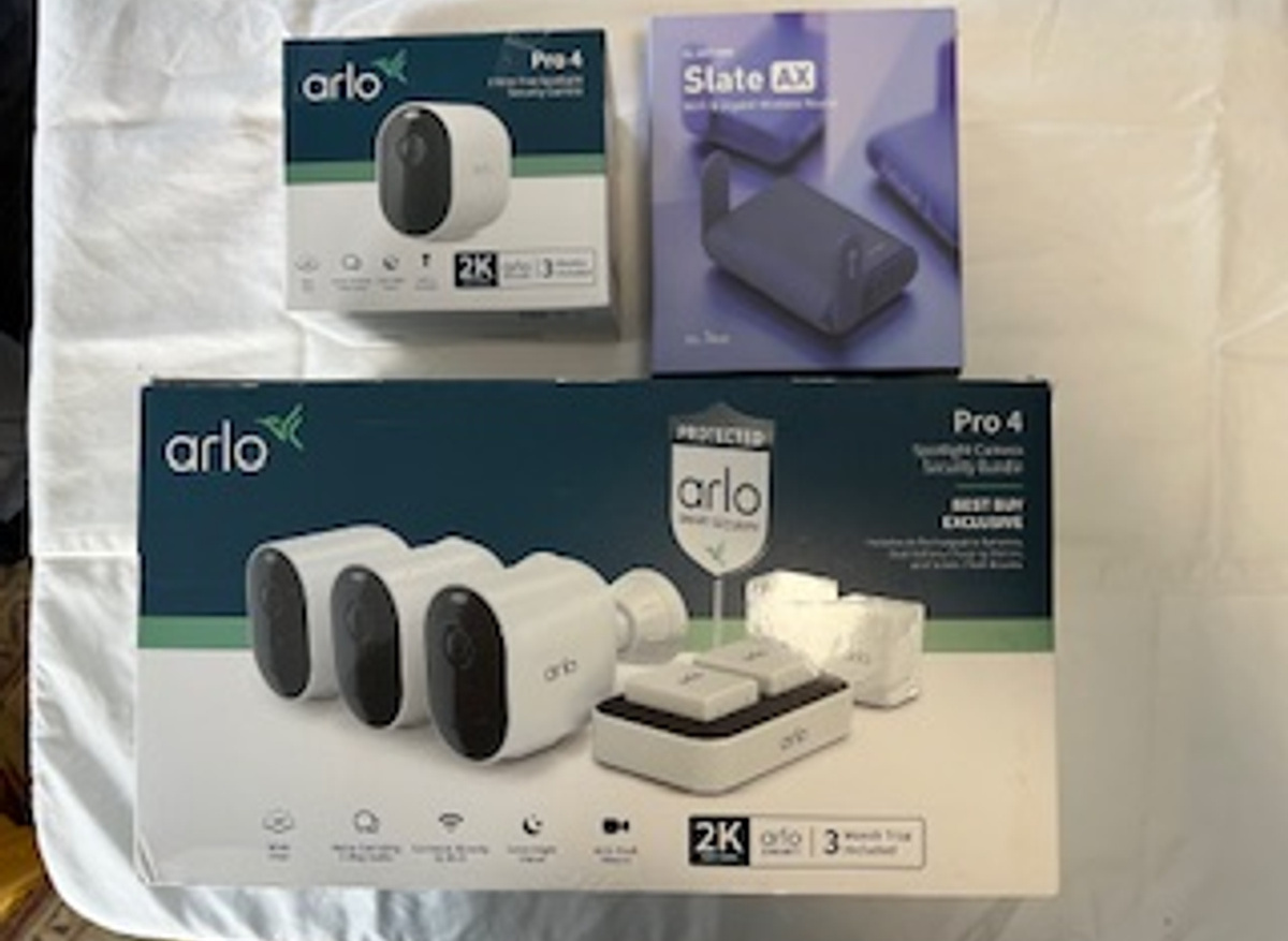 Image of Arlo Pro 4 Wireless Cameras 